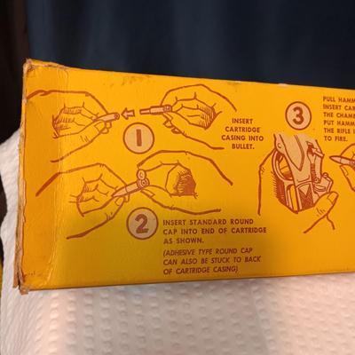 TOY BULLET SHOOTING CAP RIFLE BY MARX