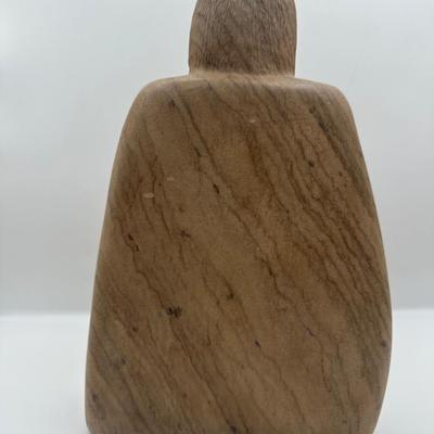 Christopher Quintana Signed Mid-Century Carved Stone Sculpture