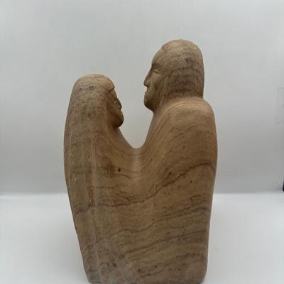 Christopher Quintana Signed Mid-Century Carved Stone Sculpture