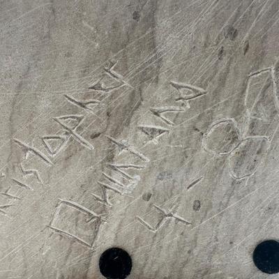 Christopher Quintana Signed Mid-Century Carved Stone Sculpture