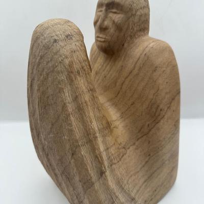 Christopher Quintana Signed Mid-Century Carved Stone Sculpture