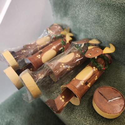 Reindeer decor candle holders