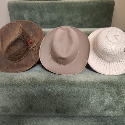 3 mens hats