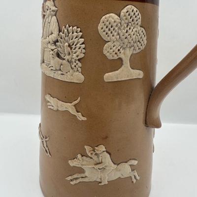 Royal Doulton Lambeth Stoneware Hunting Jug