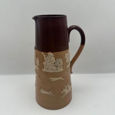 Royal Doulton Lambeth Stoneware Hunting Jug