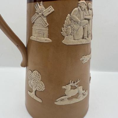 Royal Doulton Lambeth Stoneware Hunting Jug