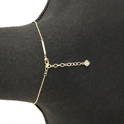 Gorgeous, Kendra Scott, crystal rhinestone bar necklace excellent condition gold toned