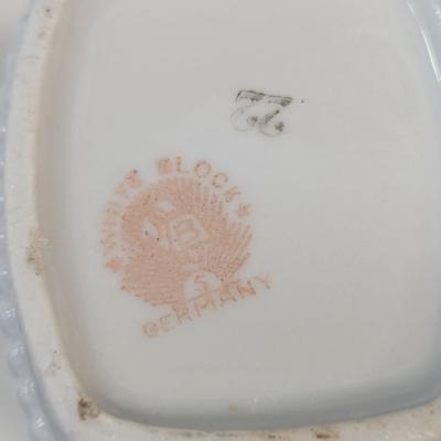 White Block Germany Canisters w/ Extra Lids