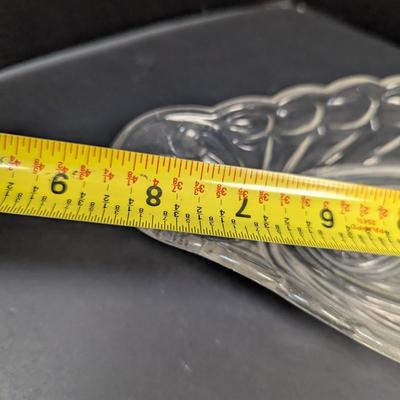 Hand-Cut Crystal Ball Vase - Mikasa Petal Bowl - Crystal Dish