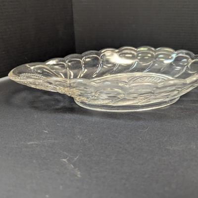 Hand-Cut Crystal Ball Vase - Mikasa Petal Bowl - Crystal Dish
