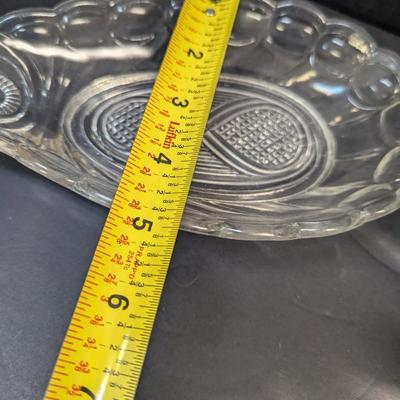 Hand-Cut Crystal Ball Vase - Mikasa Petal Bowl - Crystal Dish