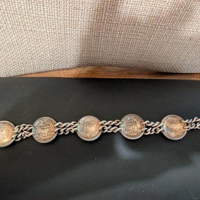 Pop Out Coin Bracelet
