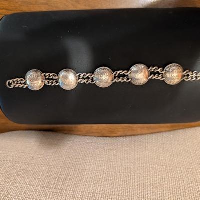 Pop Out Coin Bracelet