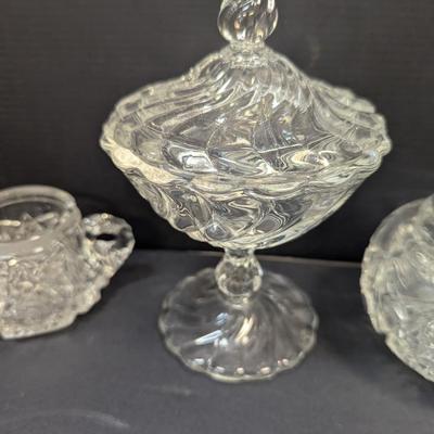 Crystal Candy Dish & Sugar Bowls