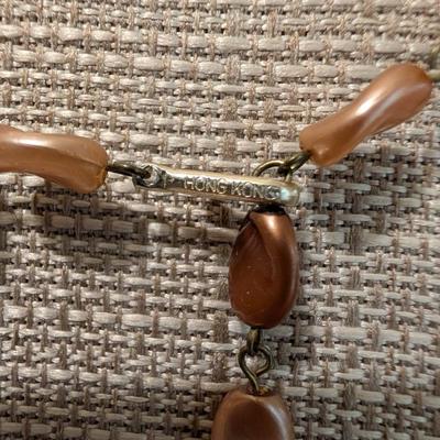 Four Strand Brown Necklace