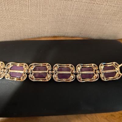 Vintage Purple Bracelet