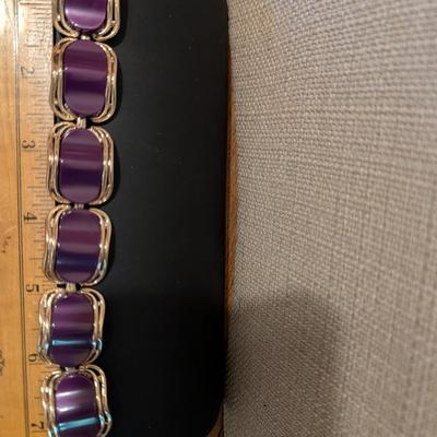 Vintage Purple Bracelet