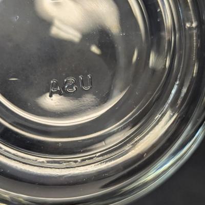 16 - USA Anchor Hocking Clear Glass Cups