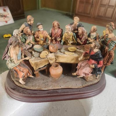 Angela Tripi "The Last Supper" collectible statue by Roman
