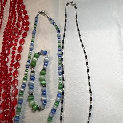 Bead necklaces & bracelet