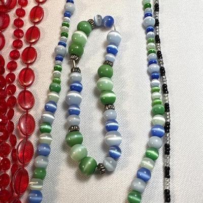 Bead necklaces & bracelet