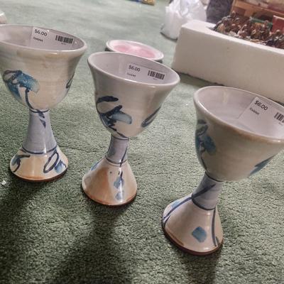 Stoneware Goblets