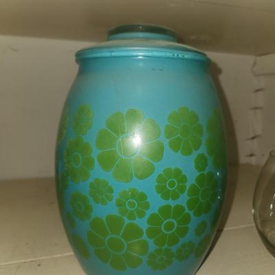 Bartlett Collins "Flower Power" cookie jar