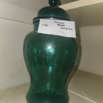 Green ginger jar