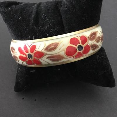 Beautiful, vintage, brass, bangle bracelet