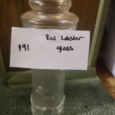 Red lobster glass