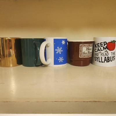 5 mugs