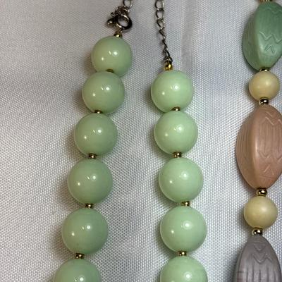 Pastel necklaces