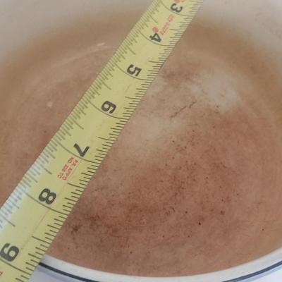 Vintage Dru Brand Enamel Lidded Pan Holland