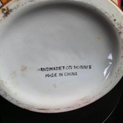 Nonni’s Biscotti Cookie Jar | Vintage Hand-Painted Ceramic Tuscan Kitchen Canister – 12” Tall