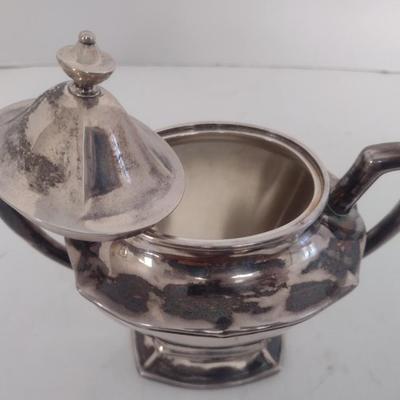 Vintage Yeching Sterling Silver Sugar Bowl 414 grams
