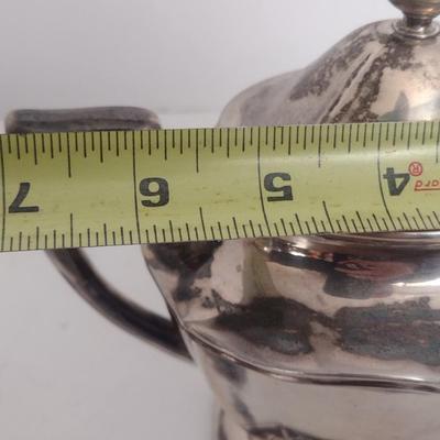 Vintage Yeching Sterling Silver Sugar Bowl 414 grams