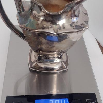 Vintage Yeching Sterling Silver Creamer 304 grams