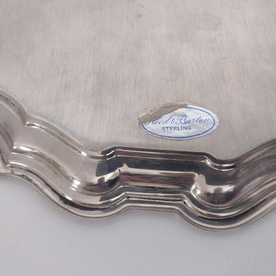 Vintage Reed & Barton Sterling Silver Platter Personalized 377 grams