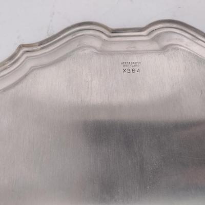 Vintage Reed & Barton Sterling Silver Platter Personalized 377 grams