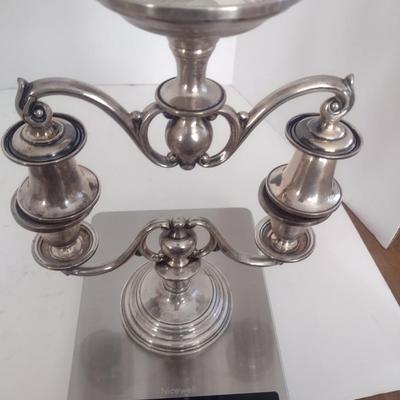 Pair of Vintage Double Arm Sterling Silver Candelabras Choice A 491 grams