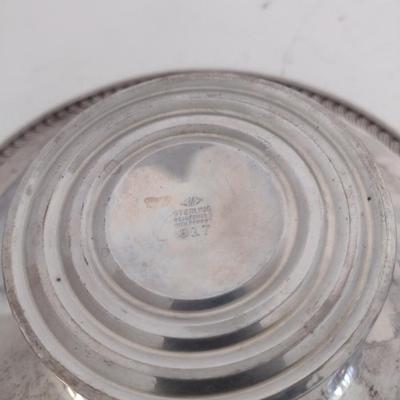 Vintage Weighted Sterling Silver Cake Plate