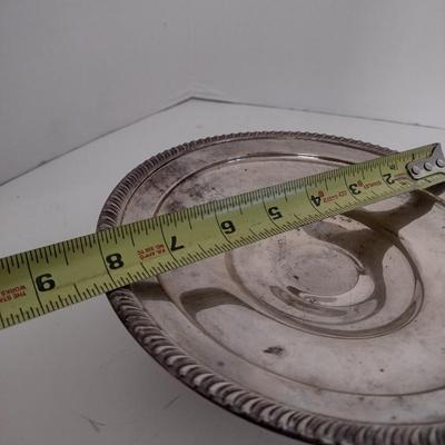 Vintage Weighted Sterling Silver Cake Plate