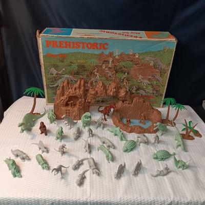 PREHISTORIC PLAYSET BY MARX