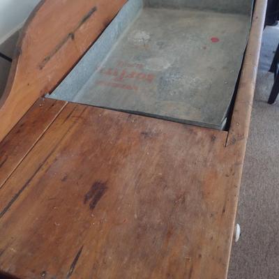 Antique Solid Wood Dry Sink