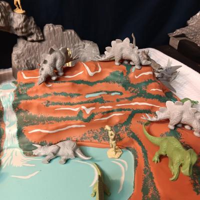 PREHISTORIC PLAYSET BY MARX (NO BOX)