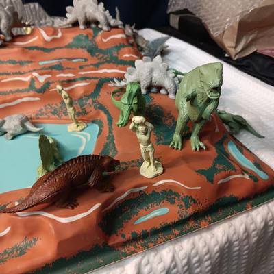 PREHISTORIC PLAYSET BY MARX (NO BOX)