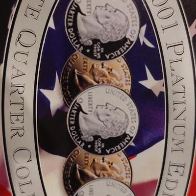 2001 Platinum Edition state quarter collection