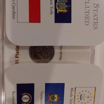 2001 Platinum Edition state quarter collection