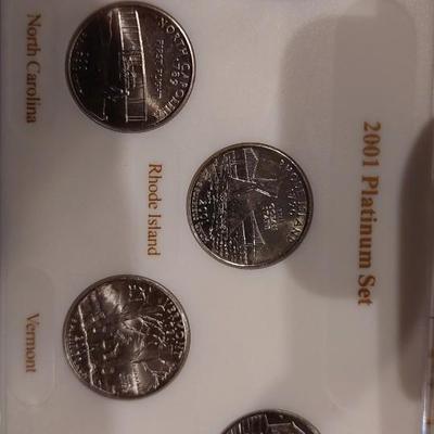 2001 Platinum Edition state quarter collection