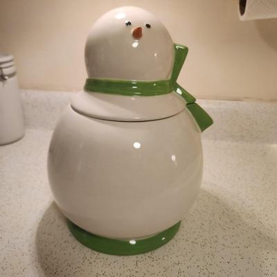 Snowman Cookie jar.